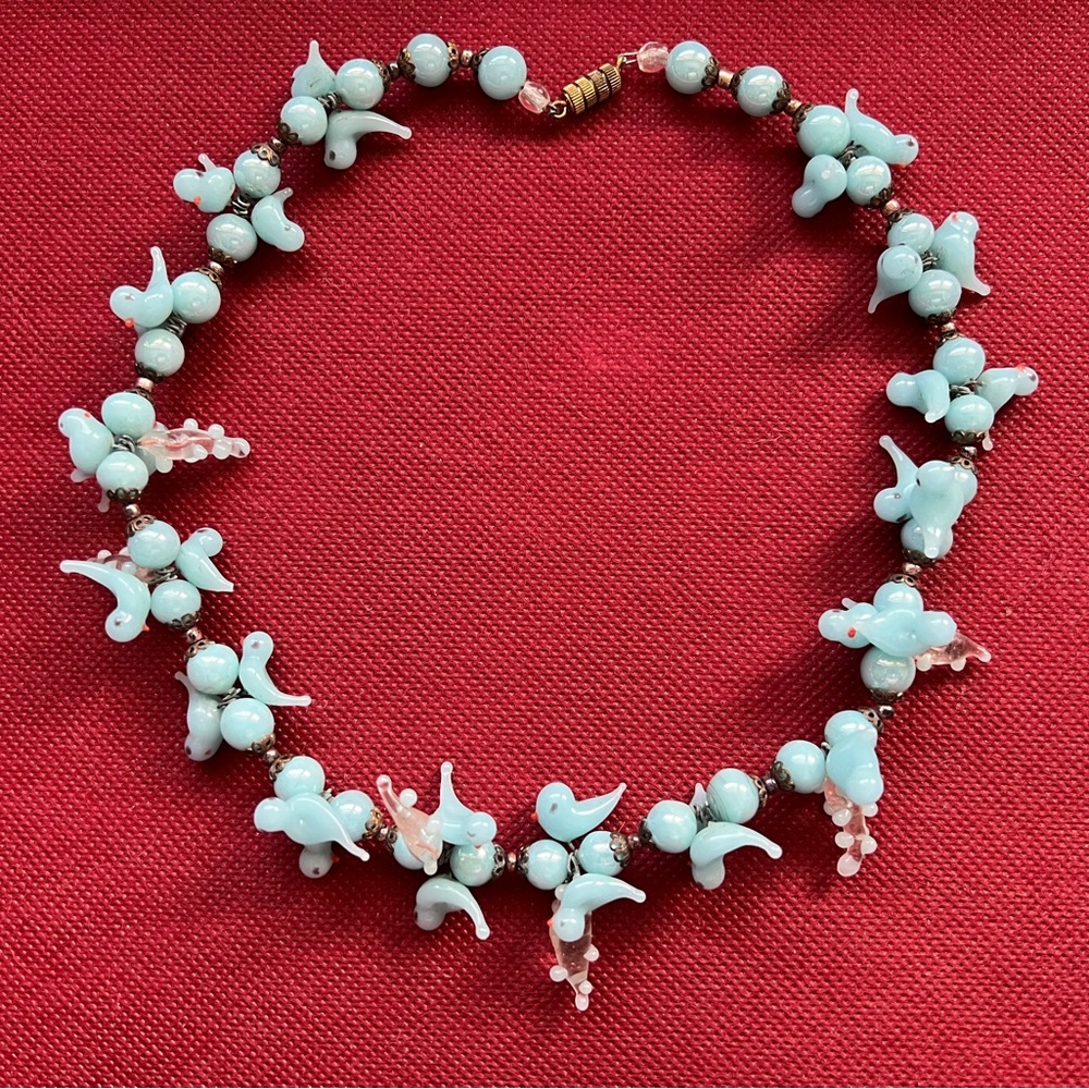 Glass Bird Necklace